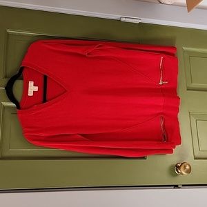 Long sleeve Michael Kors zipper embellished sweater -size M